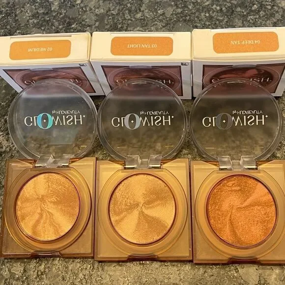Huda GloWish Soft Radiance Bronzing Powder pick your shade 3 available - Picture 3 of 8